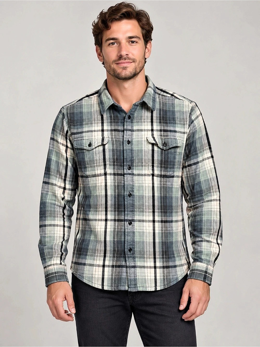 Outerknown The Blanket Shirt Men's Organic Cotton Plaid Shirt XL